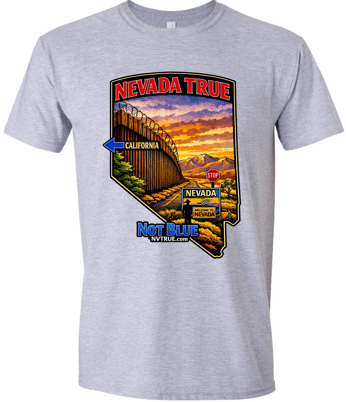Nevada True Not Blue T-shirt