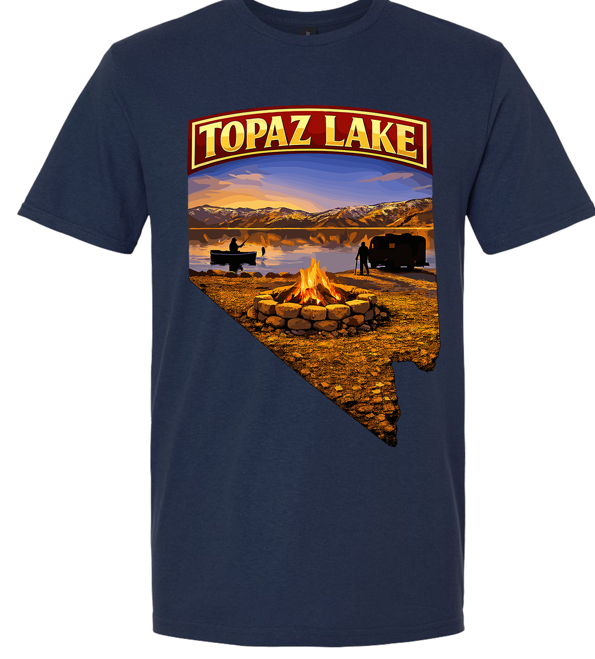Nevada True Topaz Lake T-shirt