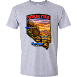 Nevada True Not Blue Gray T-shirt