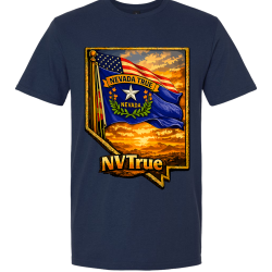 Nevada True Flags Navy Blue T-shirt