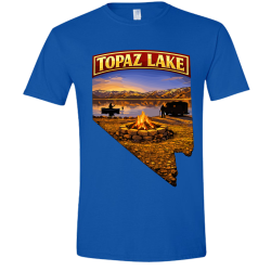 Nevada True Topaz Lake  Royal Blue T-shirt